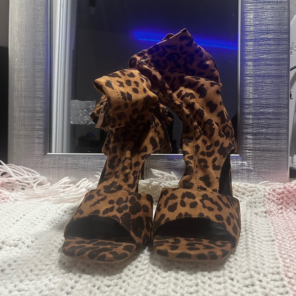 Cheetah Print Stiletto Heels